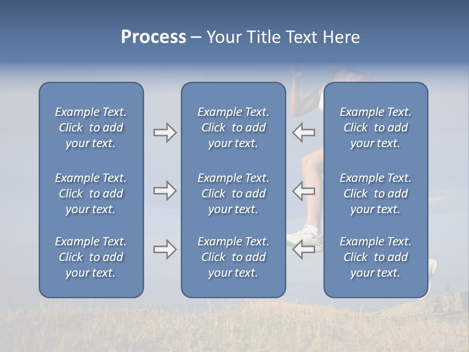 Workout Action Shoes PowerPoint Template