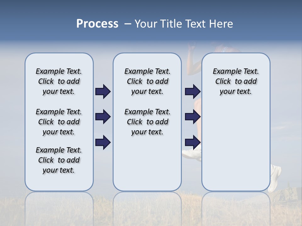 Workout Action Shoes PowerPoint Template