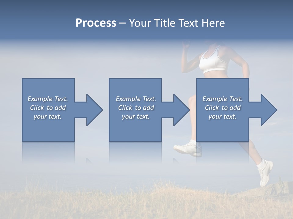 Workout Action Shoes PowerPoint Template