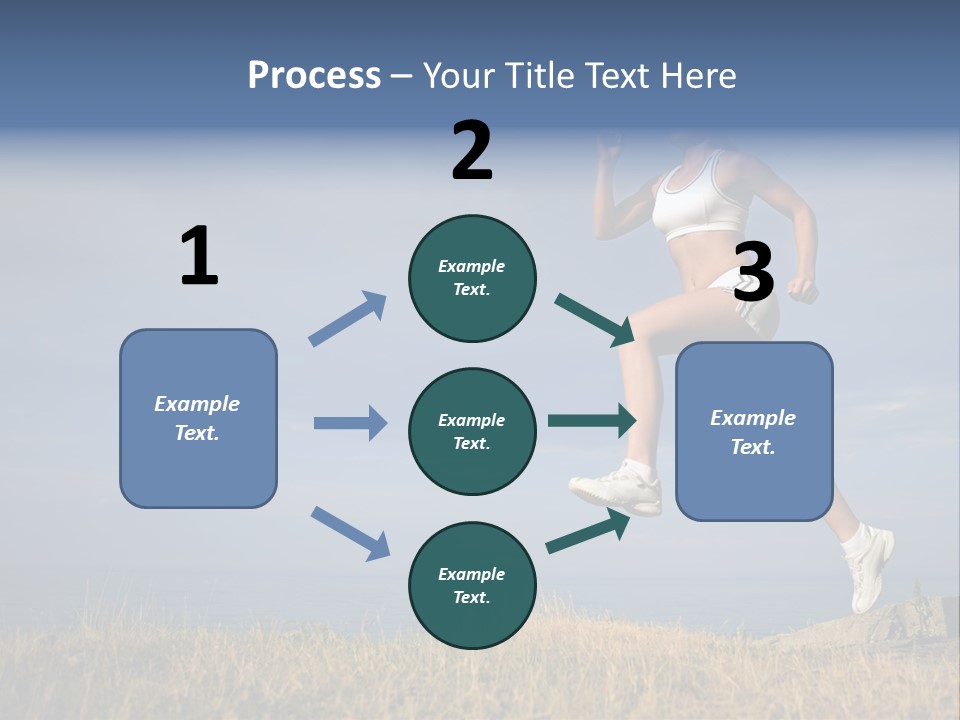 Workout Action Shoes PowerPoint Template