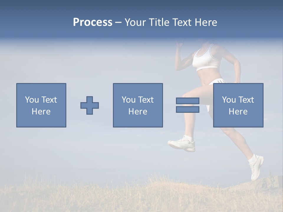 Workout Action Shoes PowerPoint Template