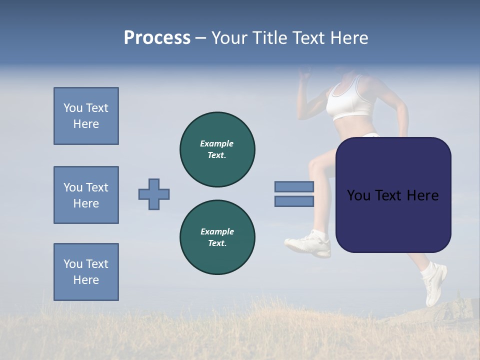 Workout Action Shoes PowerPoint Template