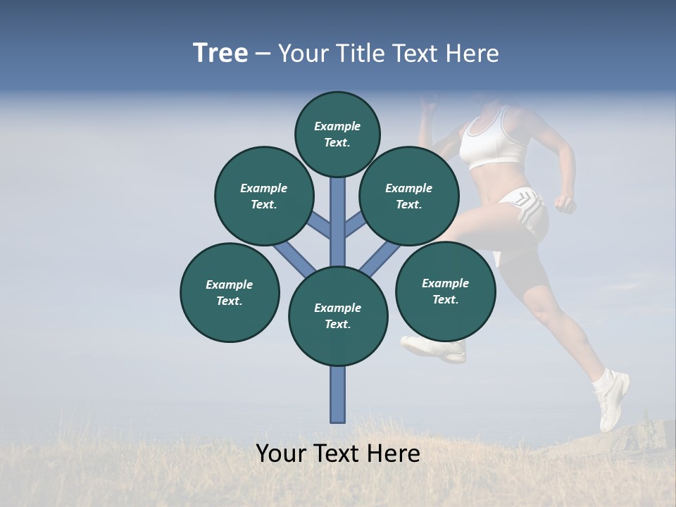 Workout Action Shoes PowerPoint Template