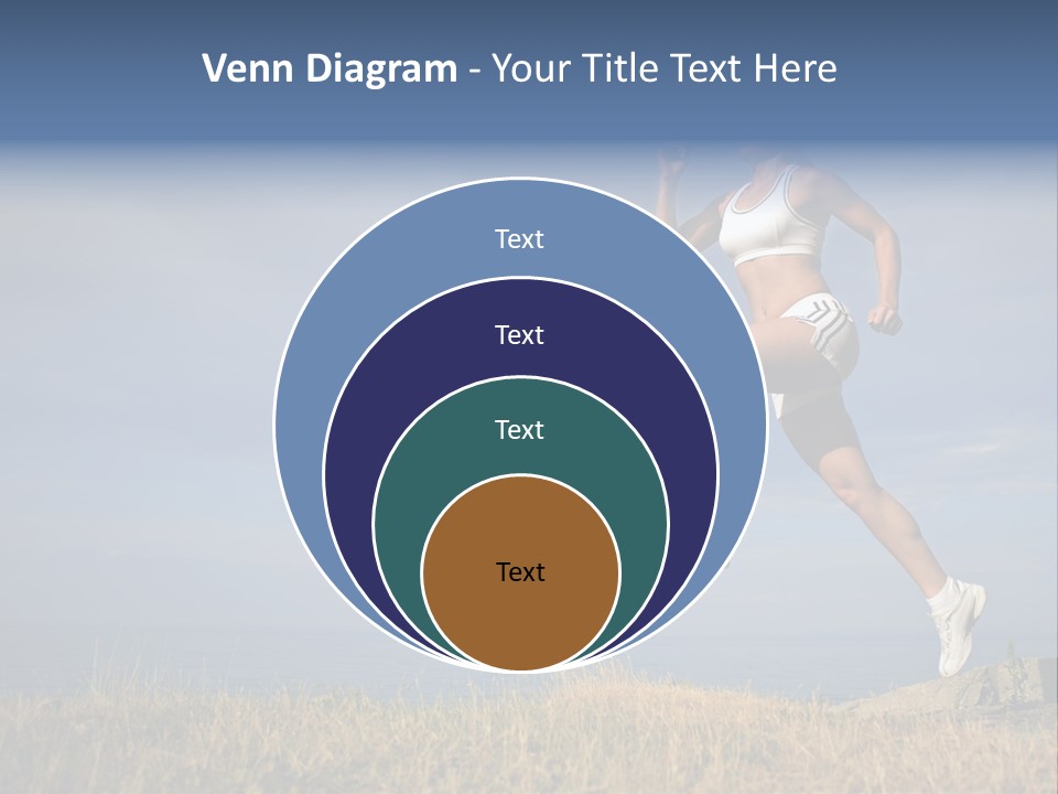 Workout Action Shoes PowerPoint Template