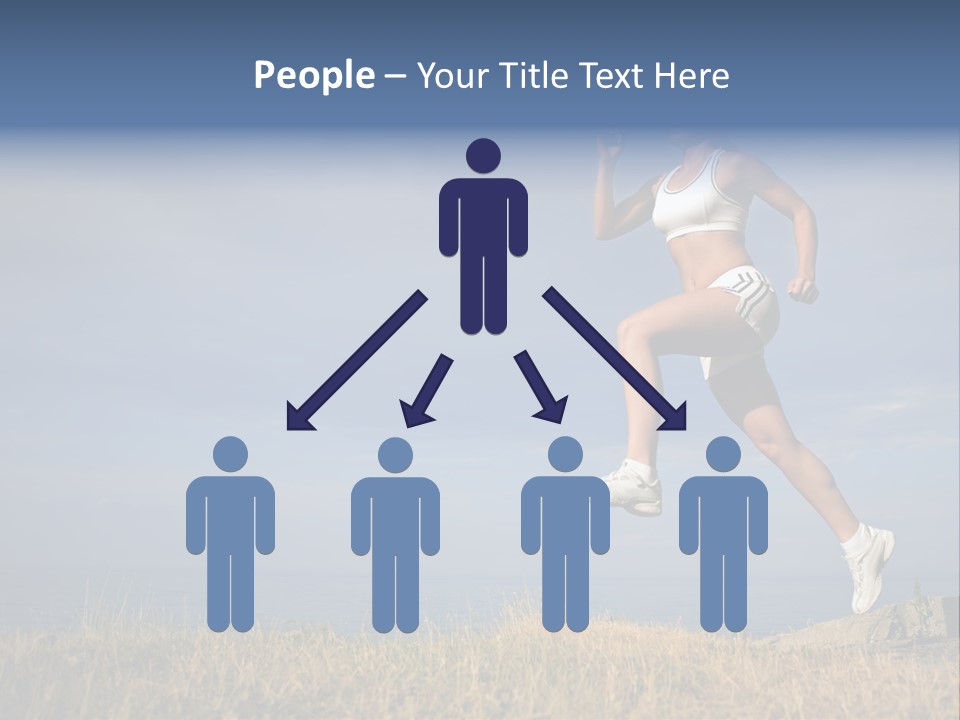 Workout Action Shoes PowerPoint Template