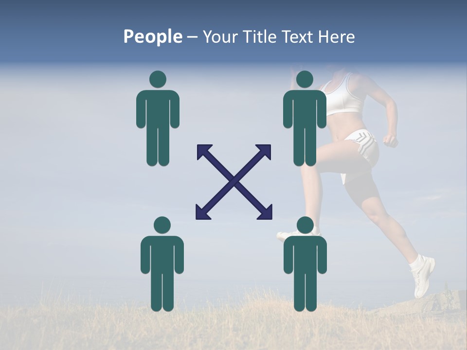 Workout Action Shoes PowerPoint Template