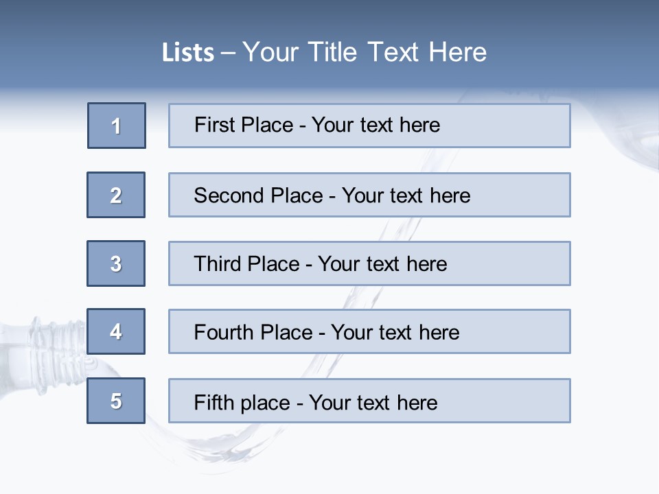 Bottle Idea Hale PowerPoint Template