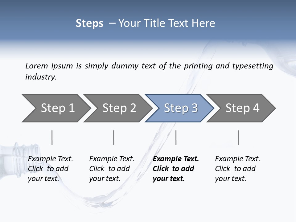 Bottle Idea Hale PowerPoint Template