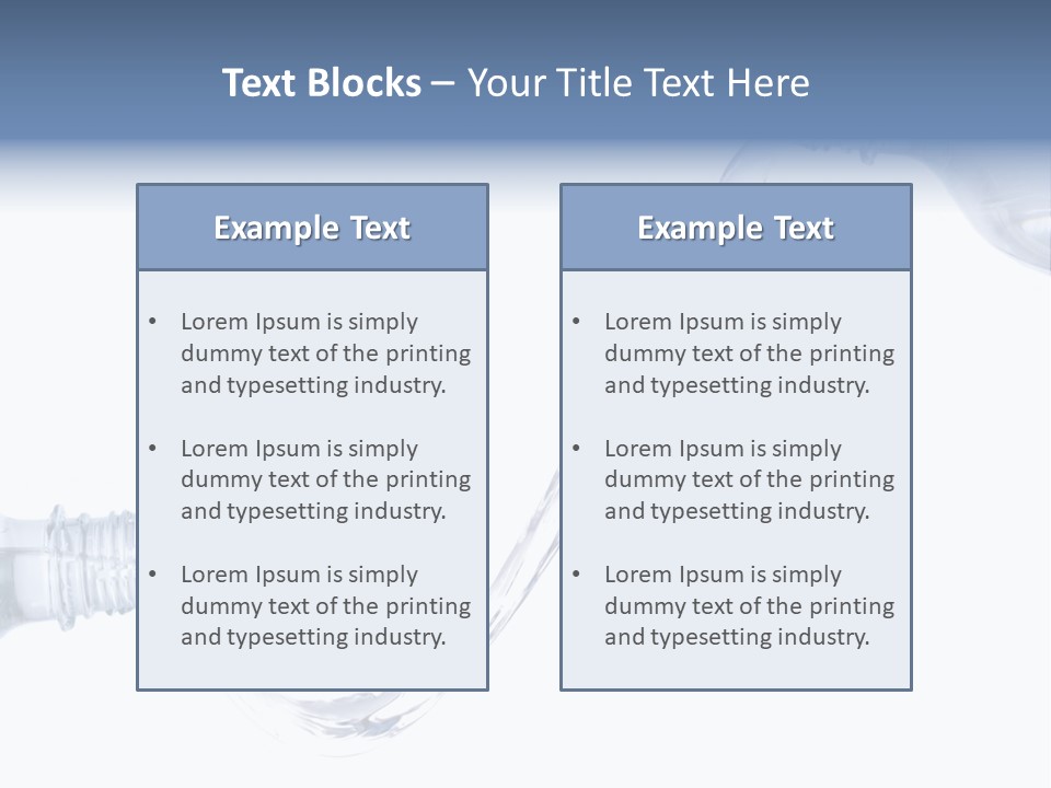 Bottle Idea Hale PowerPoint Template