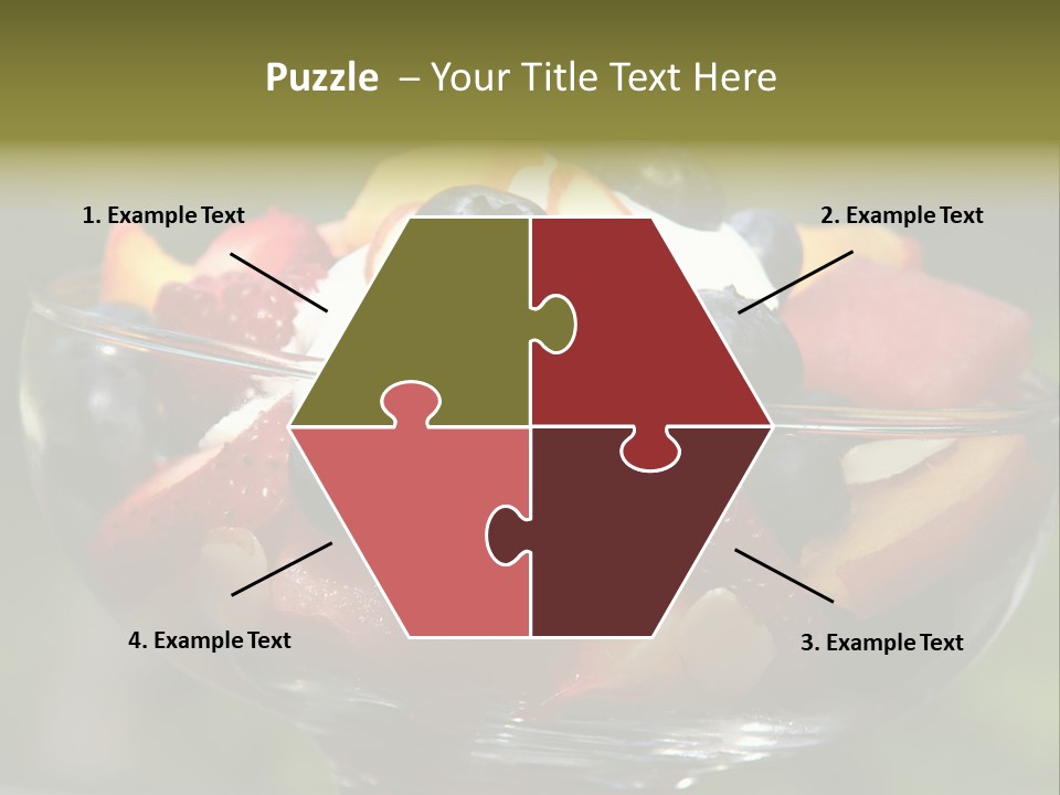 Summer Tropical Fruitsalad PowerPoint Template