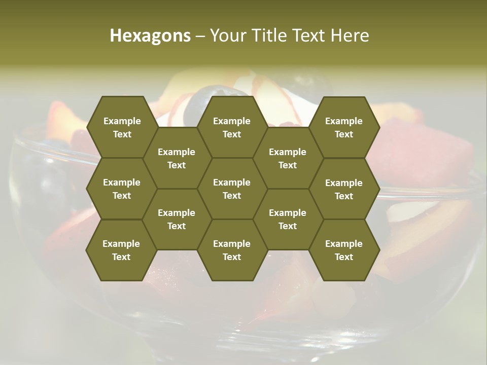 Summer Tropical Fruitsalad PowerPoint Template