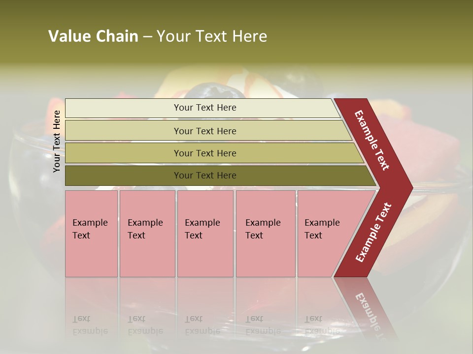 Summer Tropical Fruitsalad PowerPoint Template
