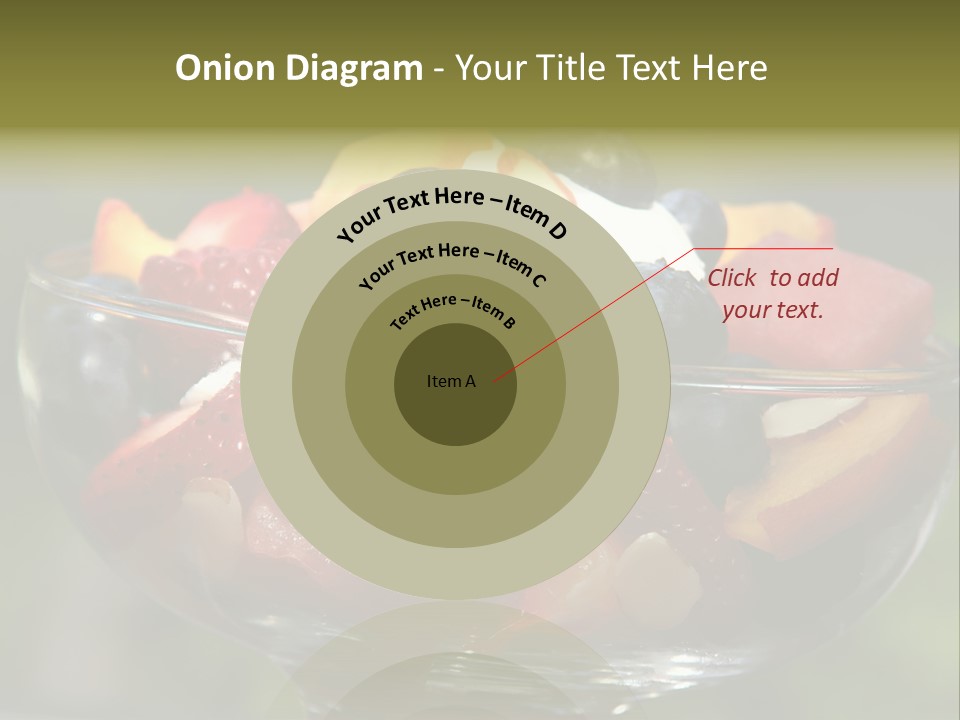 Summer Tropical Fruitsalad PowerPoint Template