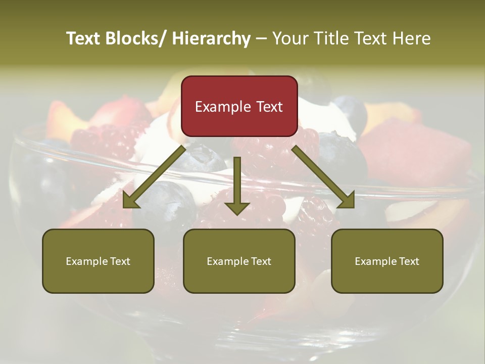 Summer Tropical Fruitsalad PowerPoint Template