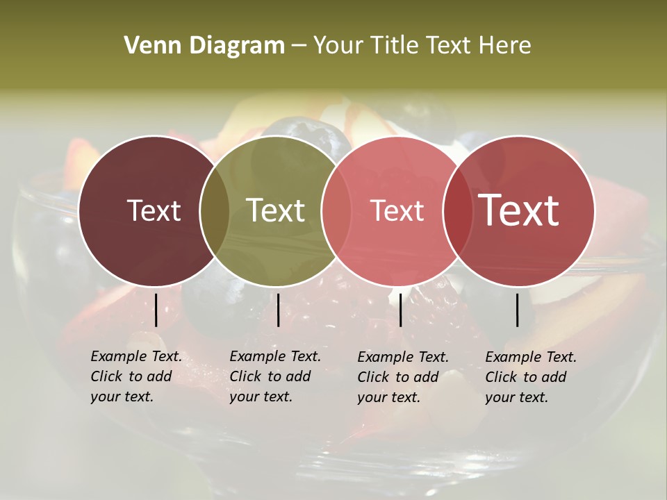 Summer Tropical Fruitsalad PowerPoint Template