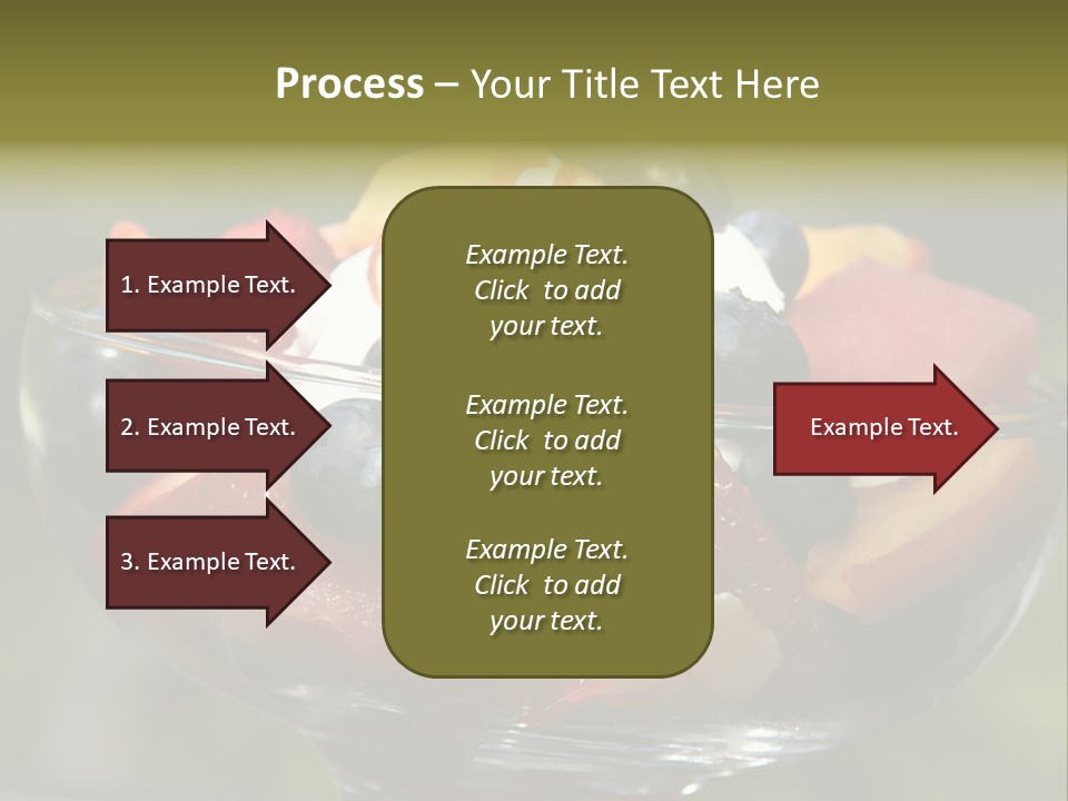 Summer Tropical Fruitsalad PowerPoint Template