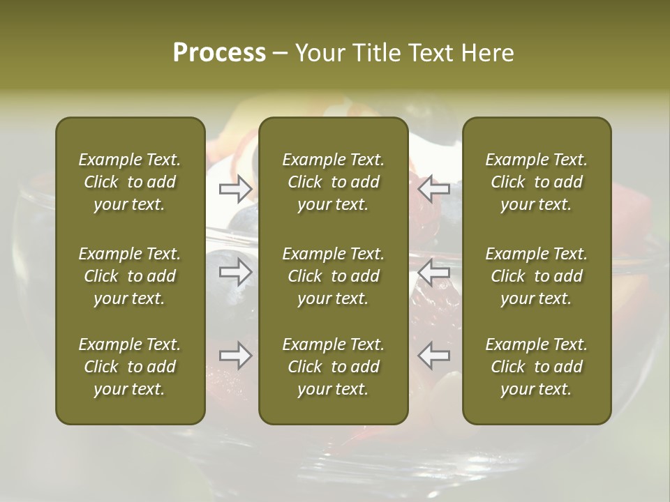 Summer Tropical Fruitsalad PowerPoint Template