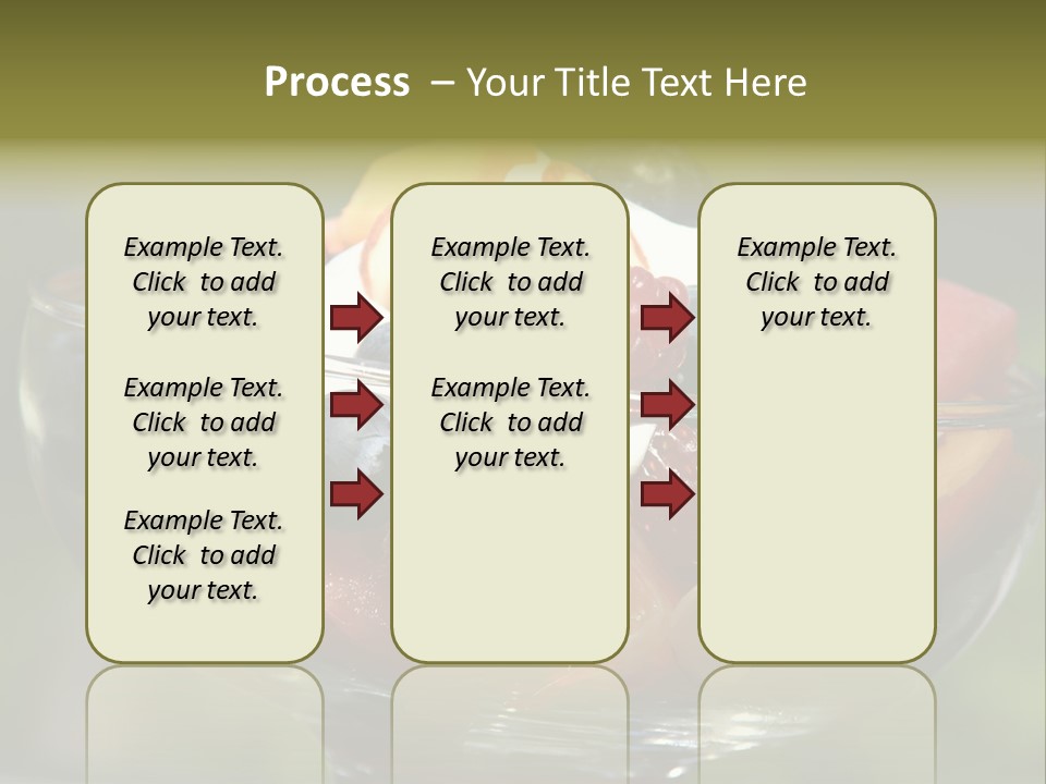 Summer Tropical Fruitsalad PowerPoint Template