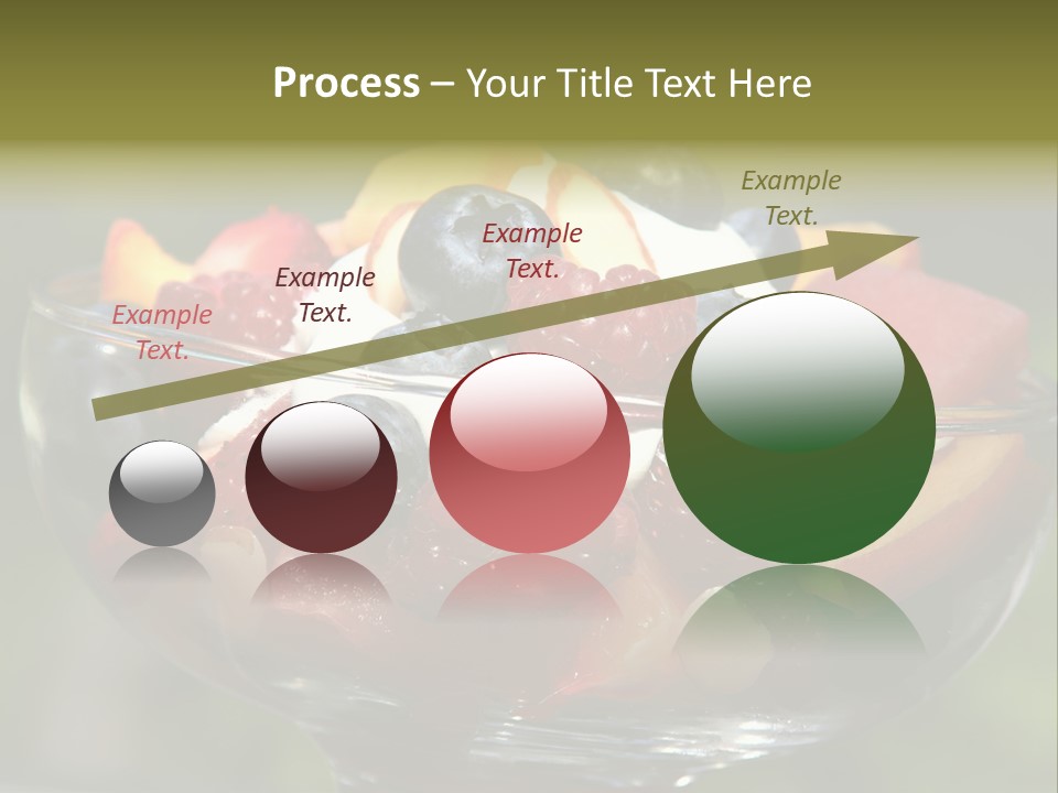 Summer Tropical Fruitsalad PowerPoint Template