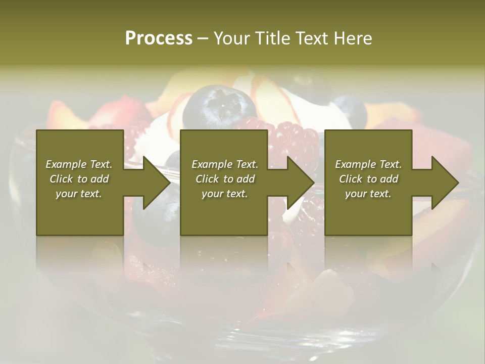 Summer Tropical Fruitsalad PowerPoint Template