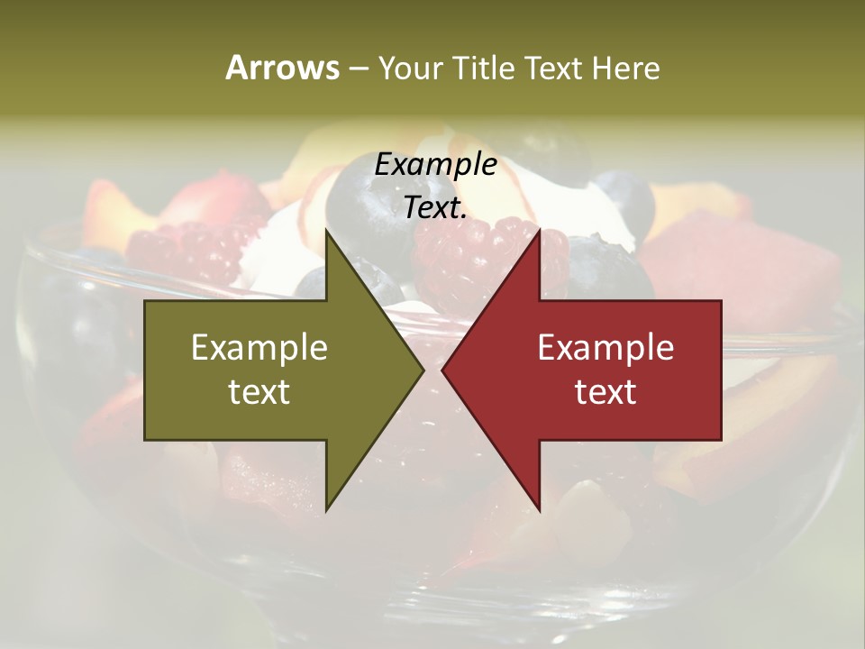 Summer Tropical Fruitsalad PowerPoint Template