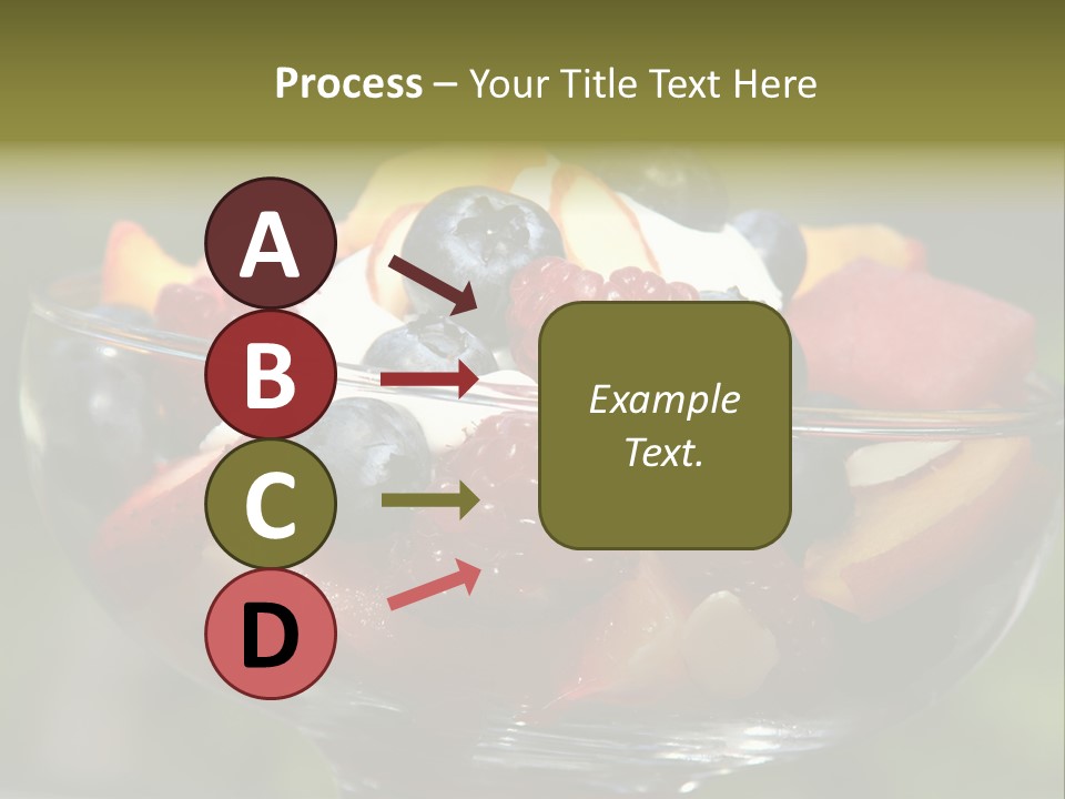 Summer Tropical Fruitsalad PowerPoint Template