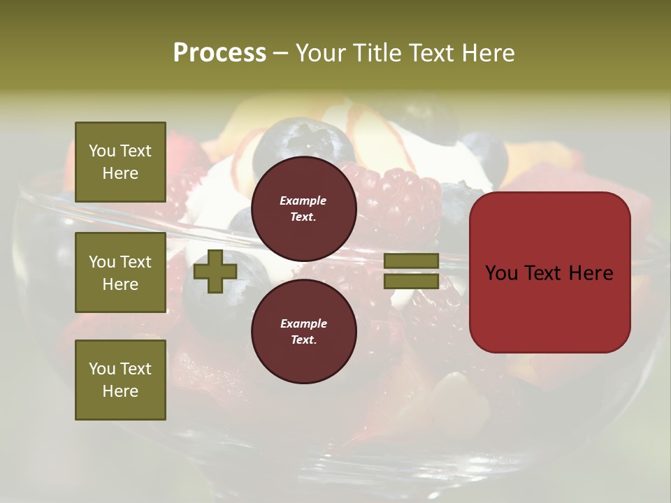 Summer Tropical Fruitsalad PowerPoint Template