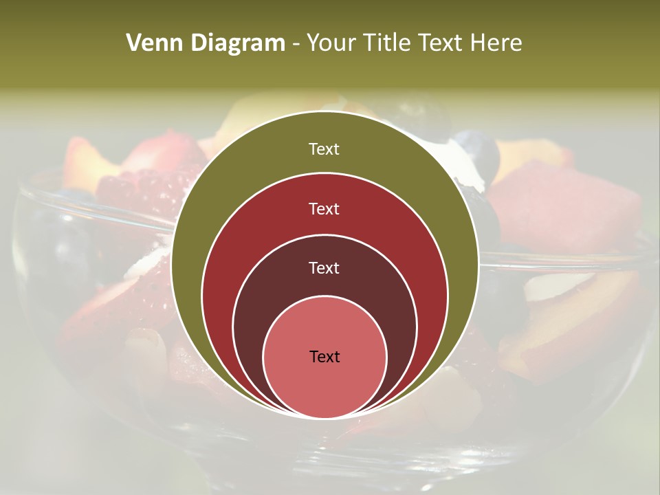 Summer Tropical Fruitsalad PowerPoint Template