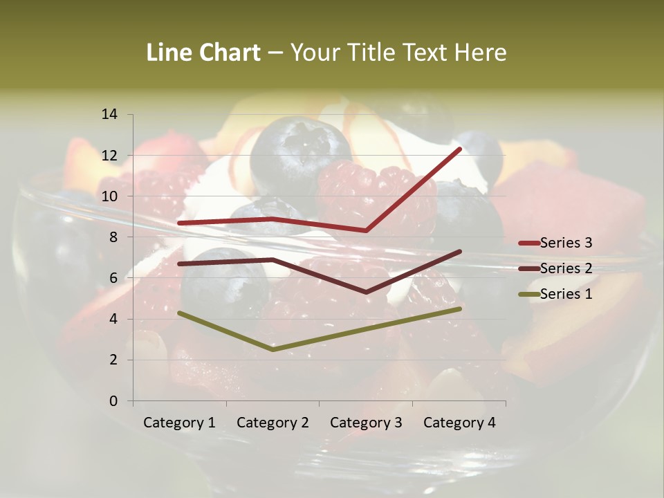 Summer Tropical Fruitsalad PowerPoint Template