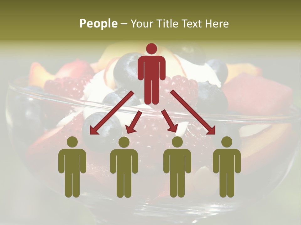 Summer Tropical Fruitsalad PowerPoint Template