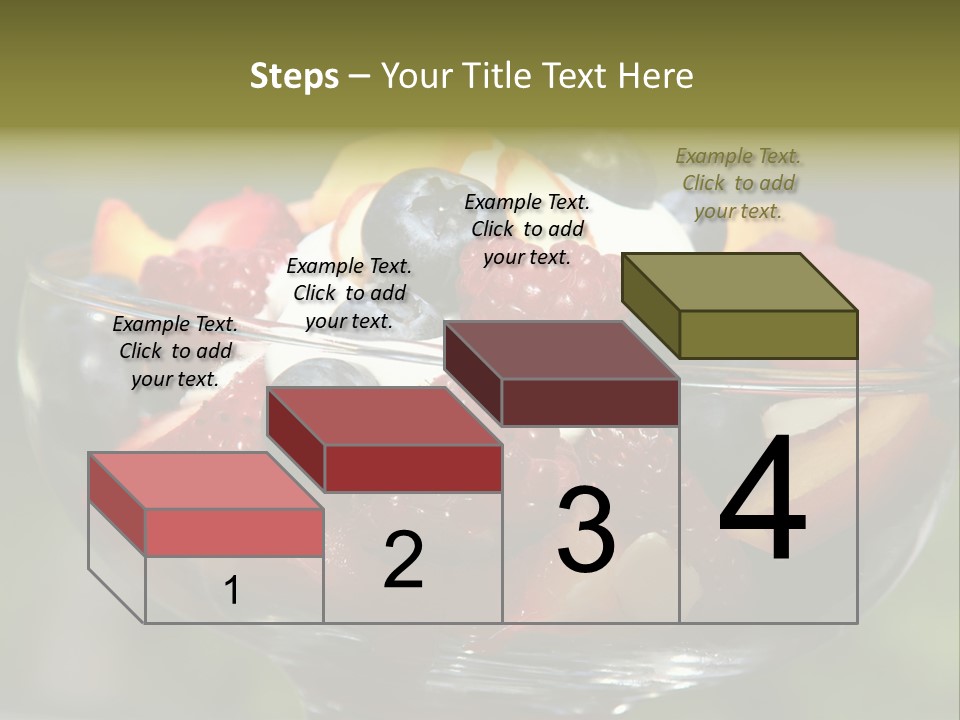 Summer Tropical Fruitsalad PowerPoint Template