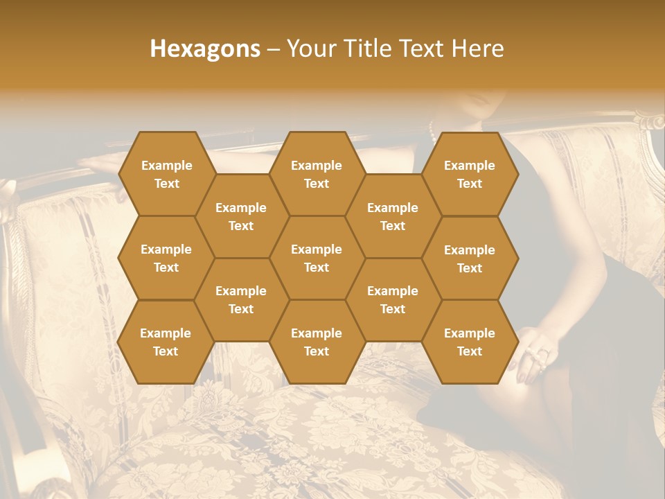 Vintage Pretty Pose PowerPoint Template