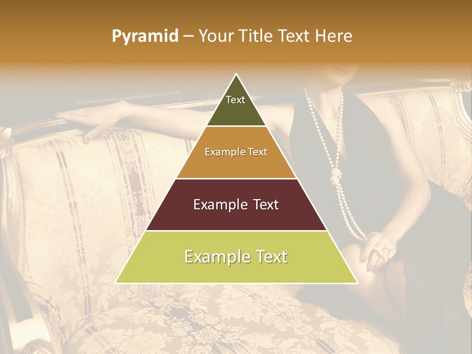 Vintage Pretty Pose PowerPoint Template