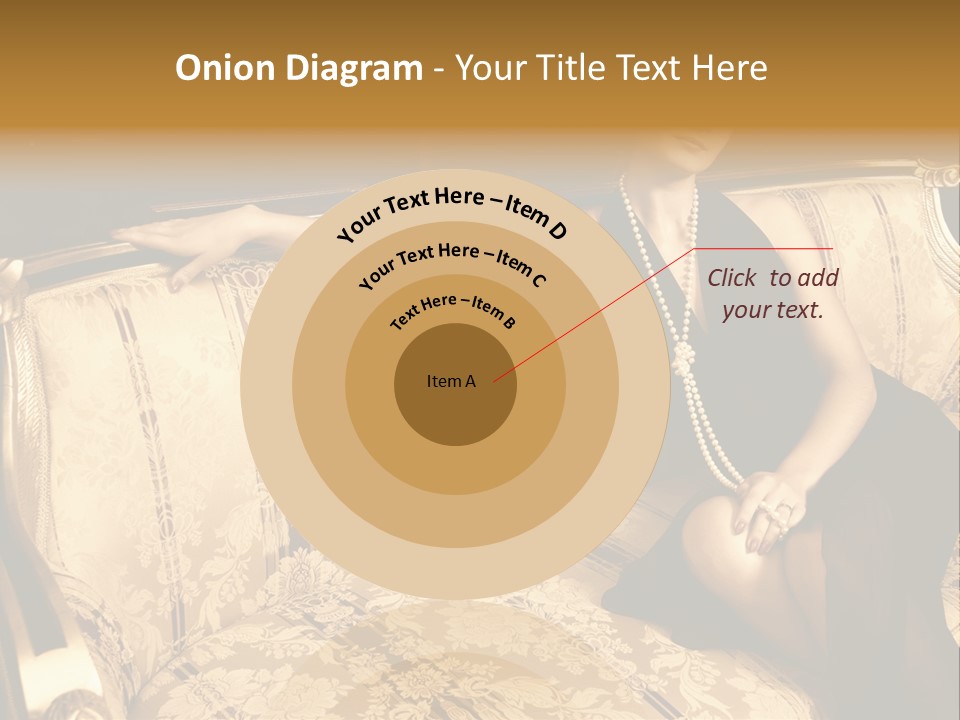 Vintage Pretty Pose PowerPoint Template