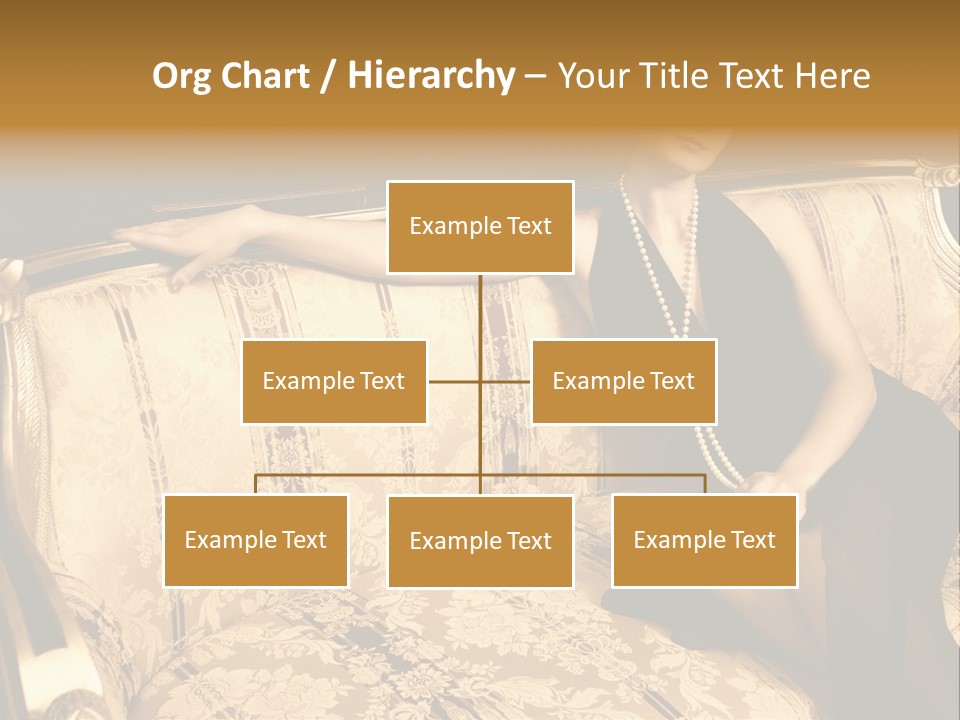 Vintage Pretty Pose PowerPoint Template