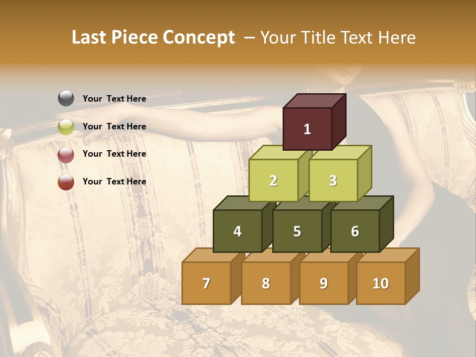 Vintage Pretty Pose PowerPoint Template