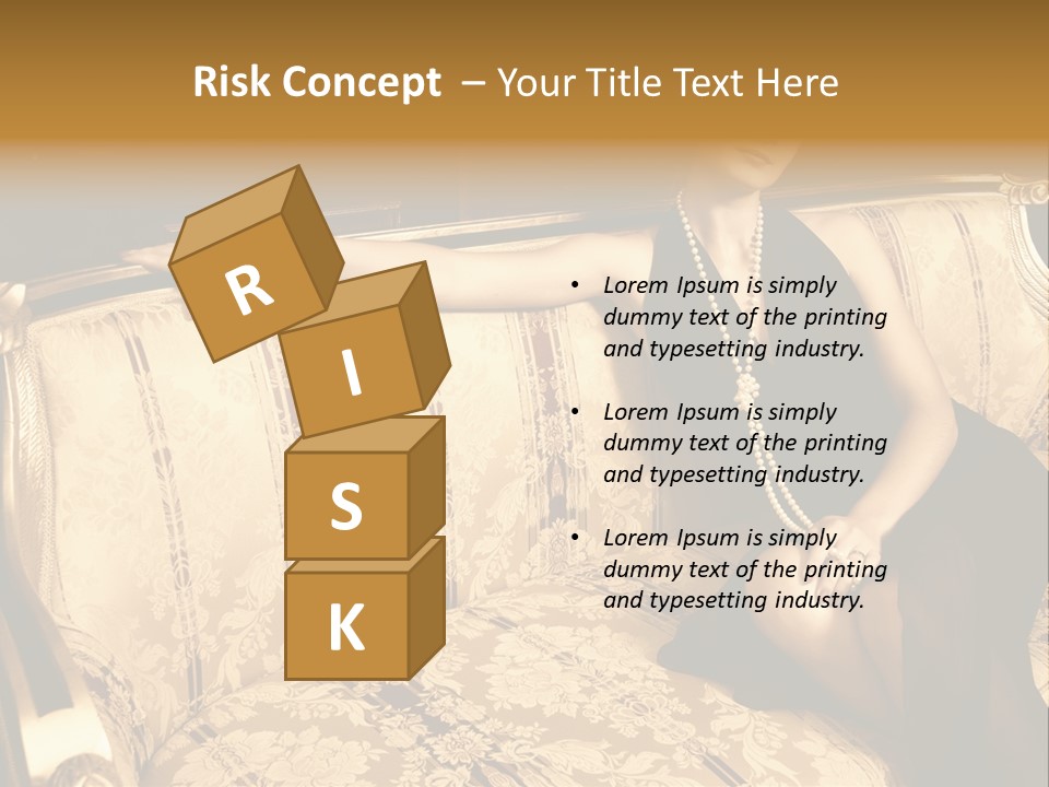 Vintage Pretty Pose PowerPoint Template