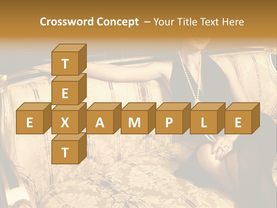 Vintage Pretty Pose PowerPoint Template