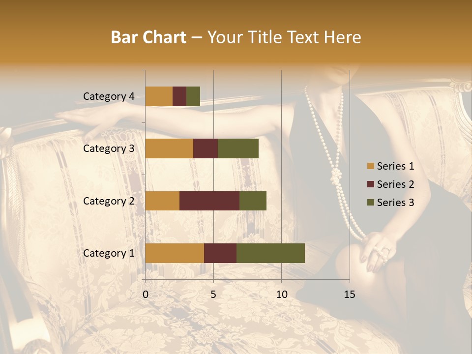 Vintage Pretty Pose PowerPoint Template