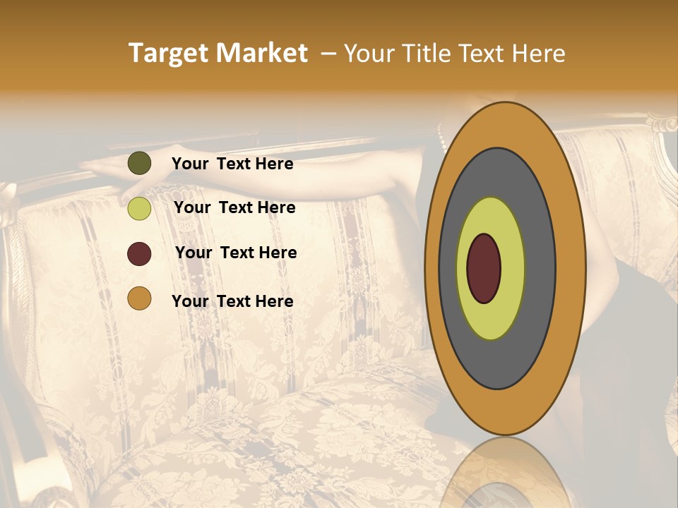 Vintage Pretty Pose PowerPoint Template