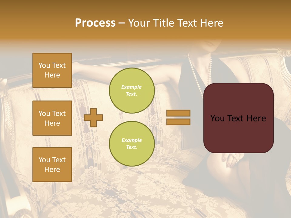 Vintage Pretty Pose PowerPoint Template