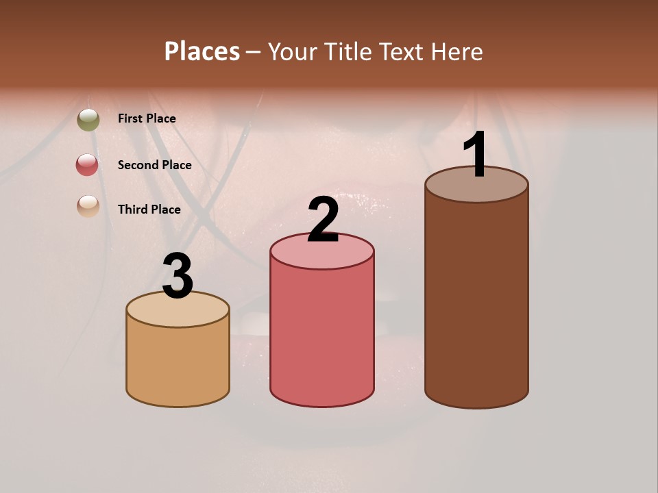 Woman Lips PowerPoint Template