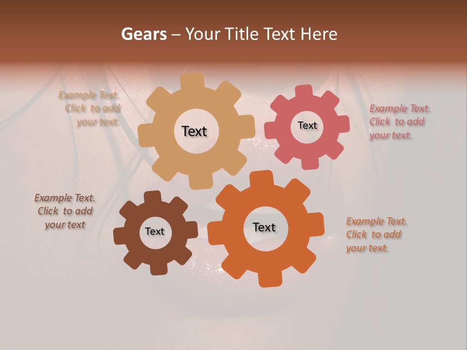 Woman Lips PowerPoint Template