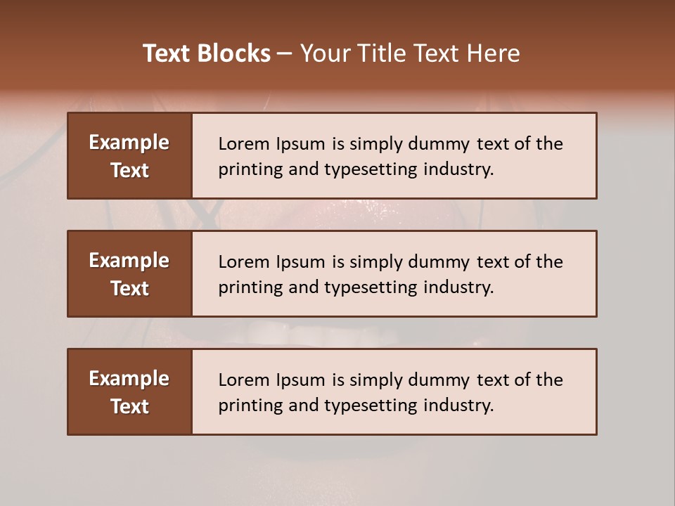 Woman Lips PowerPoint Template
