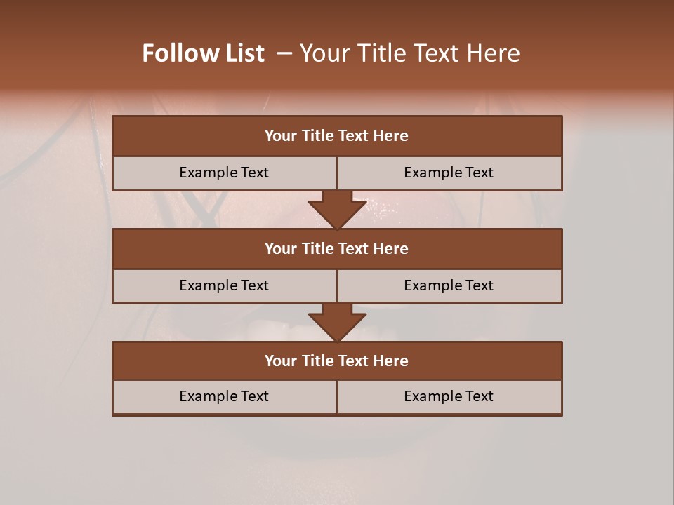 Woman Lips PowerPoint Template