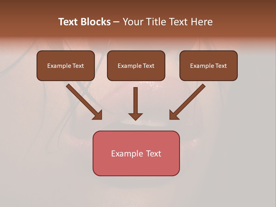 Woman Lips PowerPoint Template