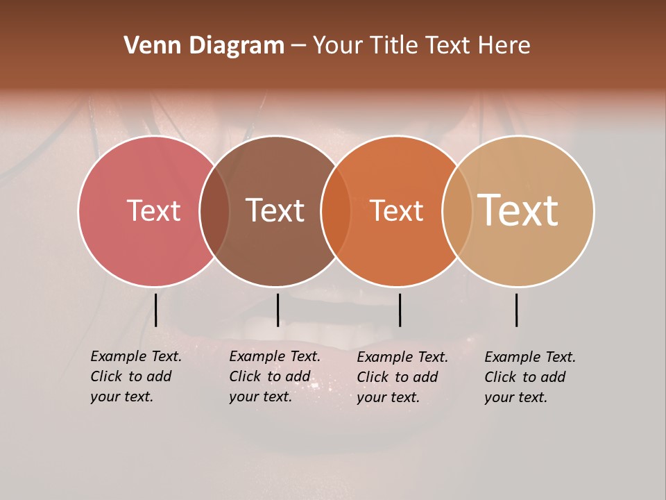 Woman Lips PowerPoint Template