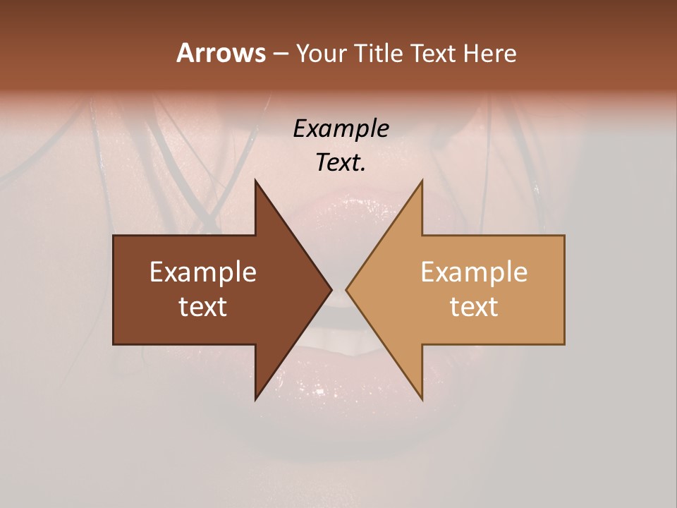 Woman Lips PowerPoint Template