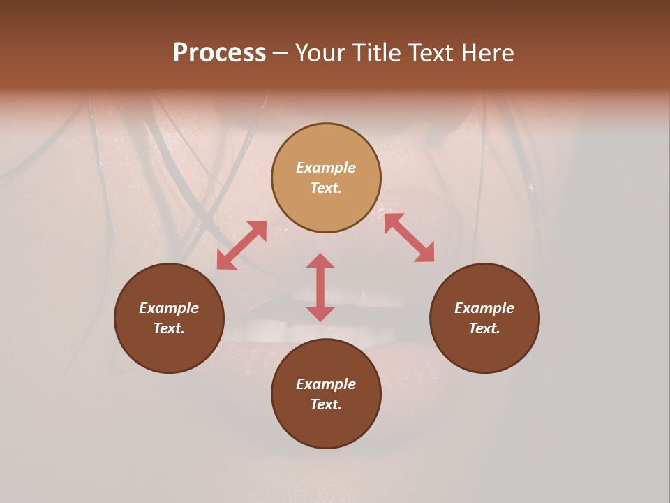 Woman Lips PowerPoint Template