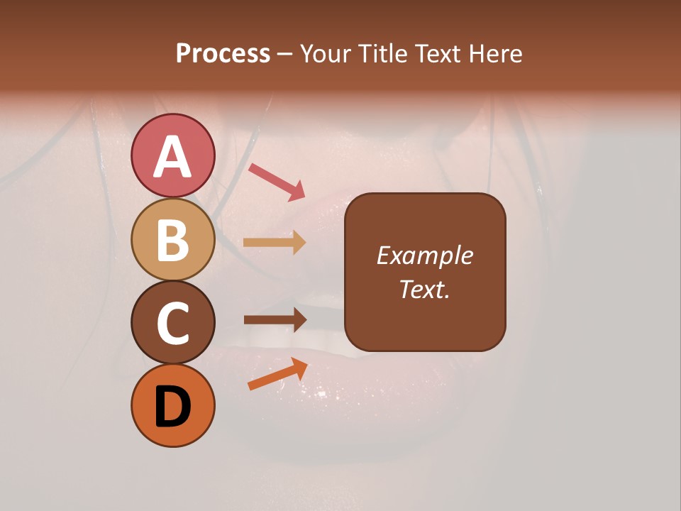 Woman Lips PowerPoint Template